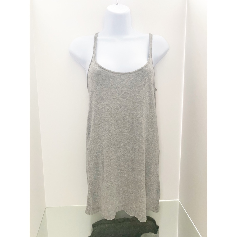 JCREW Thin Strap Grey Cotton Tank